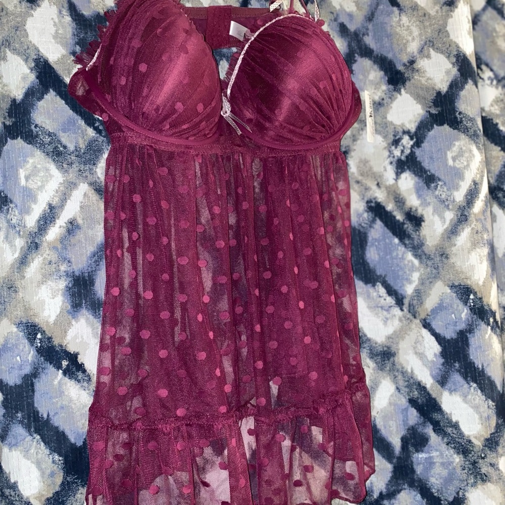 NWT size 3x lingerie and thong set